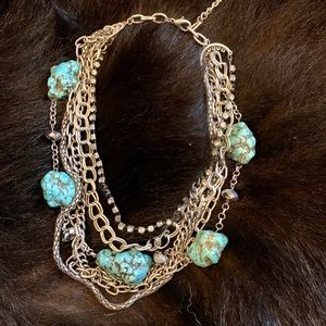 Layered Turquoise Necklace